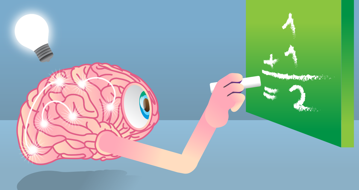 Math, and how it influences the development of the brain