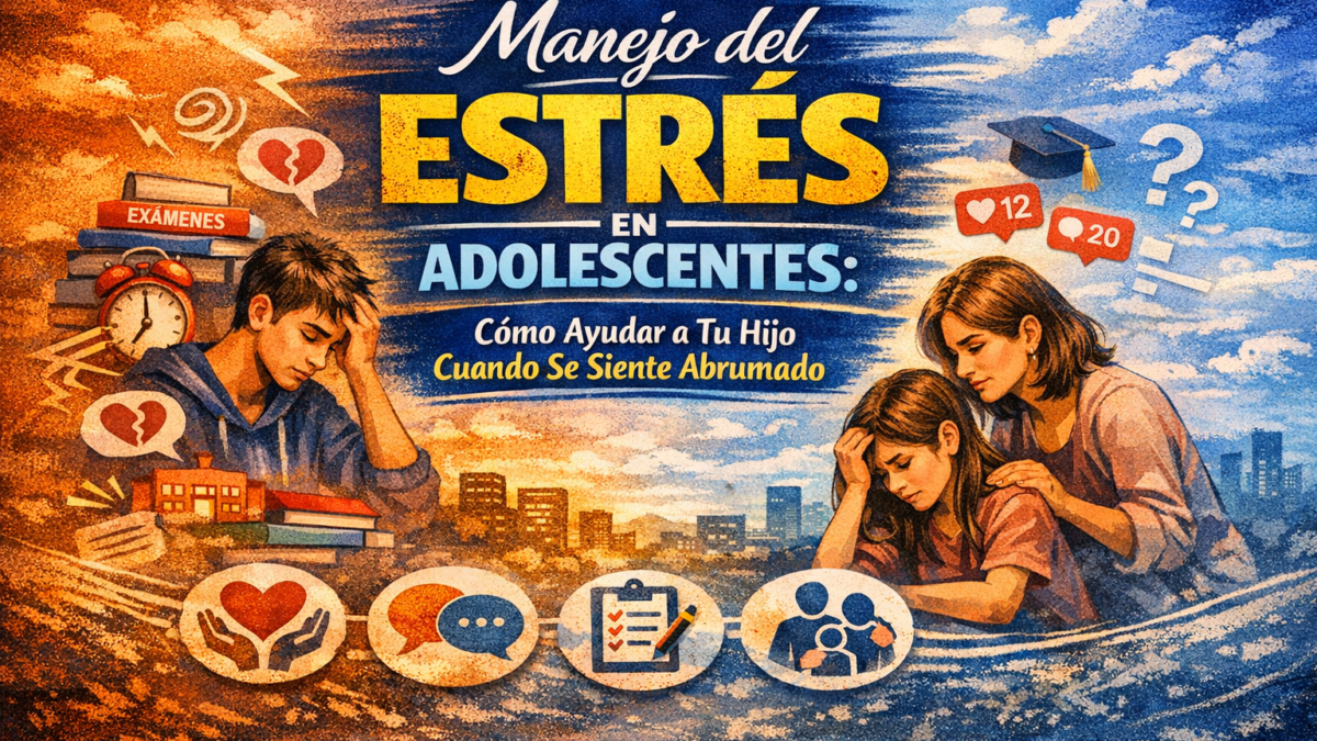 Manejo del Estrés en Adolescentes: Cómo Ayudar a Tu Hijo Cuando Se Siente Abrumado