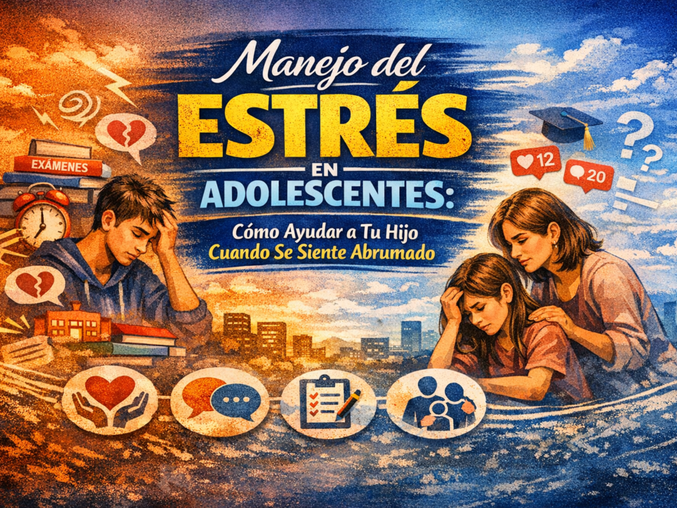 Manejo del Estrés en Adolescentes: Cómo Ayudar a Tu Hijo Cuando Se Siente Abrumado